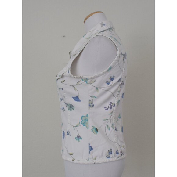 Vintage 90s NY Jeans Denim Cotton Vest | size M‎ - Picture 2 of 9